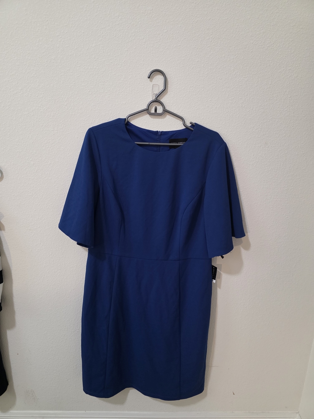 Donna Morgan Cobalt Blue Midi Sheath Dress